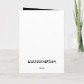 Piraten en monogram kaart (Achterkant)