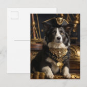 Piraten Feestje Uitnodiging Briefkaart (Voorkant / Achterkant)