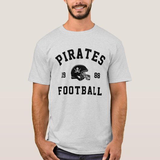 piraten-Football T-shirt (Voorkant)
