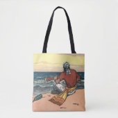 piraten, gemareend op een verlaten eiland tote bag (Voorkant)