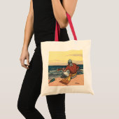  piraten, gemareend op een verlaten eiland tote bag (Voorkant (product))
