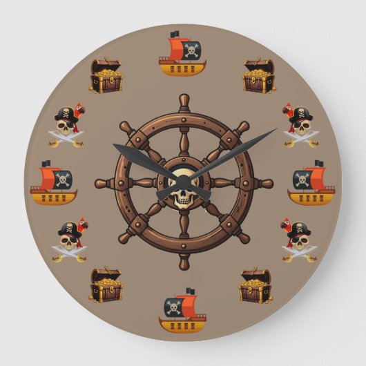 Piraten Grote Klok (Voorkant)