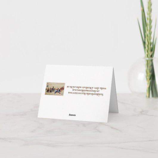 "Piraten!" Hartelijk dank Bedankkaart (Achterkant)