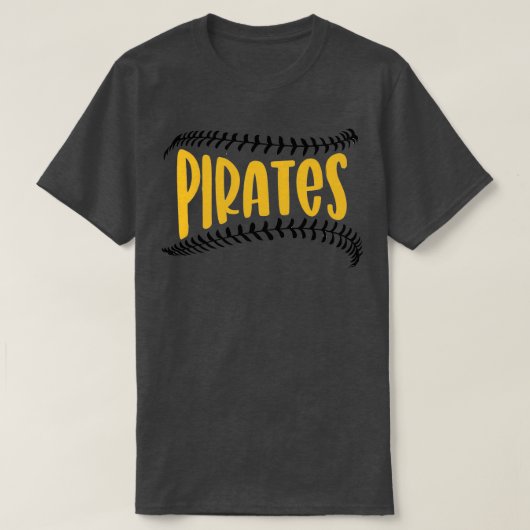 Piraten Honkbal Piraten 12 T-shirt (Design voorkant)
