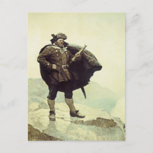  piraten, kapitein Bill Botten van NC Wyeth Briefkaart