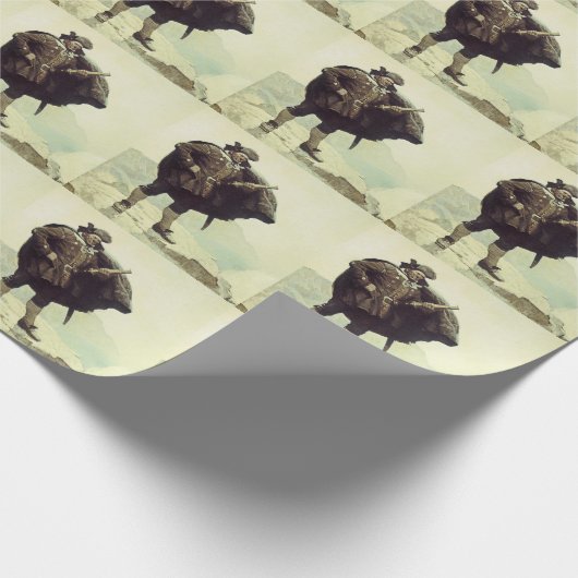  piraten, kapitein Bill Botten van NC Wyeth Cadeaupapier (Hoek)