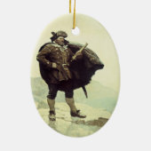  piraten, kapitein Bill Botten van NC Wyeth Keramisch Ornament (Achterkant)