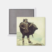  piraten, kapitein Bill Botten van NC Wyeth Magneet (Voorkant / Achterkant)