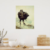 piraten, kapitein Bill Botten van NC Wyeth Poster (Keuken)