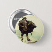 piraten, kapitein Bill Botten van NC Wyeth Ronde Button 5,7 Cm (Voorkant /achterkant)