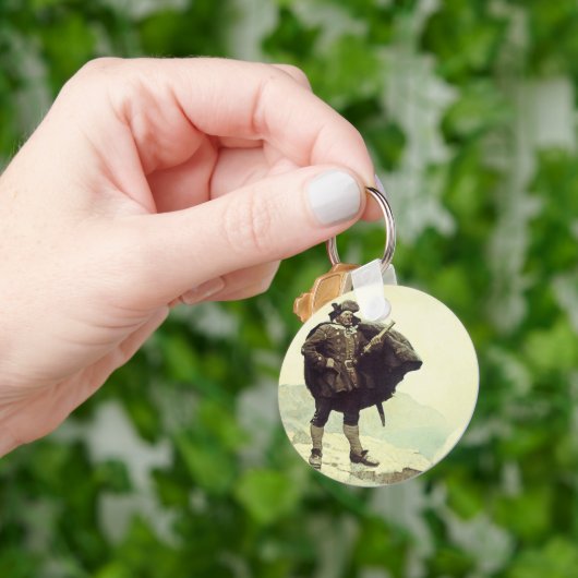  piraten, kapitein Bill Botten van NC Wyeth Sleutelhanger (Hand)