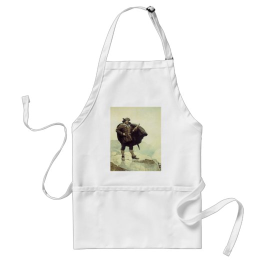  piraten, kapitein Bill Botten van NC Wyeth Standaard Schort (Voorkant)