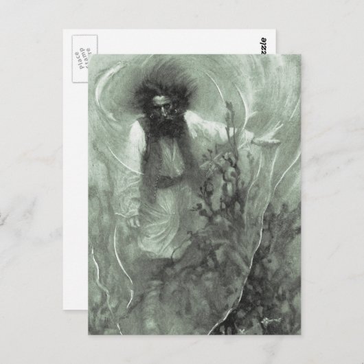 piraten, kapitein Goldsack van Howard Pyle Briefkaart (Voorkant / Achterkant)