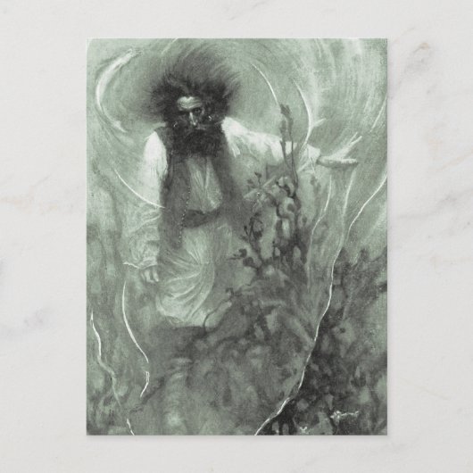 piraten, kapitein Goldsack van Howard Pyle Briefkaart (Voorkant)