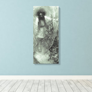  piraten, kapitein Goldsack van Howard Pyle Canvas Afdruk