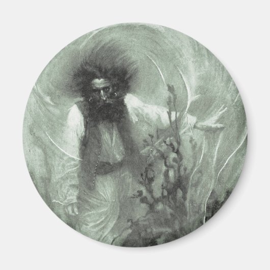 piraten, kapitein Goldsack van Howard Pyle Magneet (Voorkant)