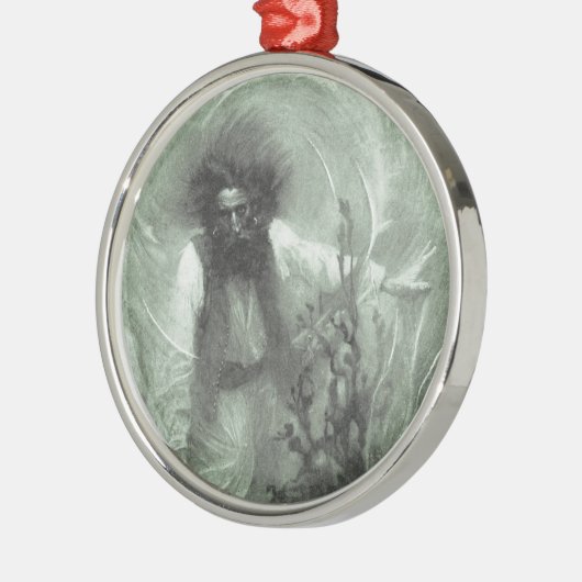  piraten, kapitein Goldsack van Howard Pyle Metalen Ornament (Links)