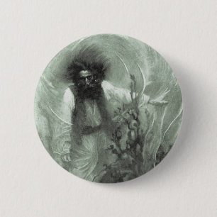 piraten, kapitein Goldsack van Howard Pyle Ronde Button 5,7 Cm