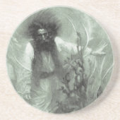 piraten, kapitein Goldsack van Howard Pyle Zandsteen Onderzetter (Voorkant)