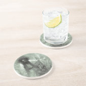 piraten, kapitein Goldsack van Howard Pyle Zandsteen Onderzetter (Zijkant)