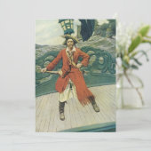 piraten, kapitein Keitt van Howard Pyle (Staand voorkant)