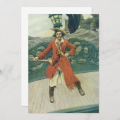 piraten, kapitein Keitt van Howard Pyle (Voorkant / Achterkant)