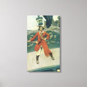 piraten, kapitein Keitt van Howard Pyle Canvas Afdruk (Voorkant)