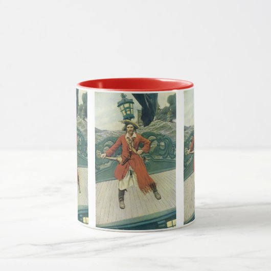 piraten, kapitein Keitt van Howard Pyle Mok (Midden)