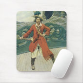  piraten, kapitein Keitt van Howard Pyle Muismat (Met muis)