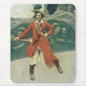  piraten, kapitein Keitt van Howard Pyle Muismat (Voorkant)