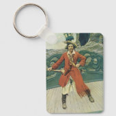piraten, kapitein Keitt van Howard Pyle Sleutelhanger (Voorkant)