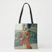  piraten, kapitein Keitt van Howard Pyle Tote Bag (Voorkant)