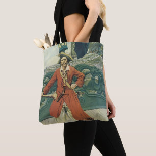  piraten, kapitein Keitt van Howard Pyle Tote Bag