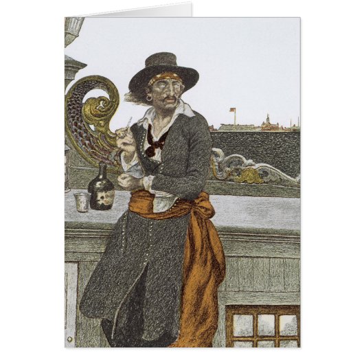 Piraten, Kidd on Deck of Adventure Galley (Voorkant)