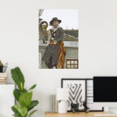 Piraten, Kidd on Deck of Adventure Galley Poster (Thuiskantoor)