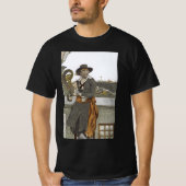  Piraten, Kidd on Deck of Adventure Galley T-shirt (Voorkant)