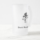 Piraten lopen niet af matglas bierpul (Voorkant rechts)