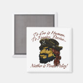 Piraten! Magneet (Voorkant / Achterkant)