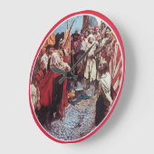 PIRATEN MET BEHANDELING GROTE KLOK (Hoek)