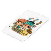 Piraten met Schat Magneet (Linkerzijde)