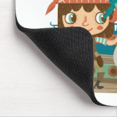 Piraten met Schat Muismat (Hoek)