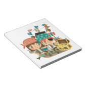 Piraten met Schat Notitieblok (Schuin)