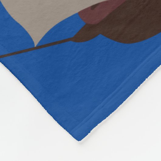 Piraten op het strand vlooiendeken fleece deken (Hoek)