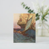 Piraten op Zee Briefkaart (Staand voorkant)