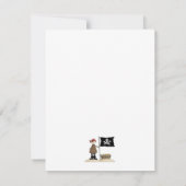 Piraten ・ Piraat, vlag en schatten Kaart (Achterkant)