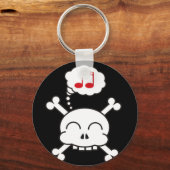 piraten R blij Sleutelhanger (Voorkant)