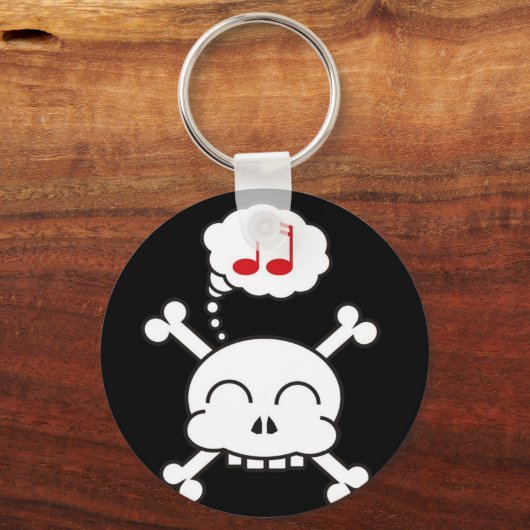 piraten R blij Sleutelhanger (Voorkant)