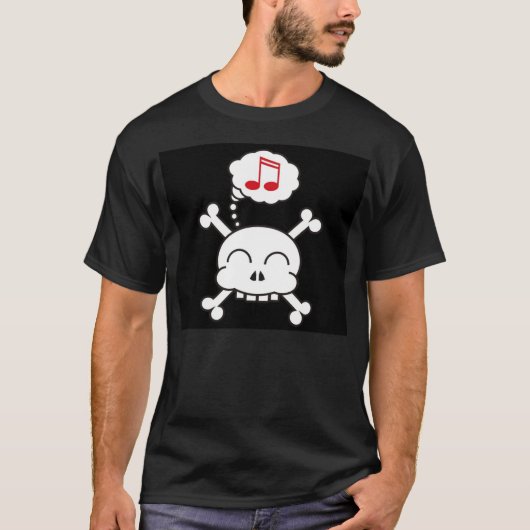 piraten R blij T-shirt (Voorkant)