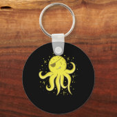 Piraten Riesenkrake mit Augenklappe Sleutelhanger (Voorkant)