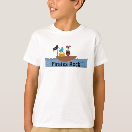 Piraten Rots T-shirt (Voorkant)